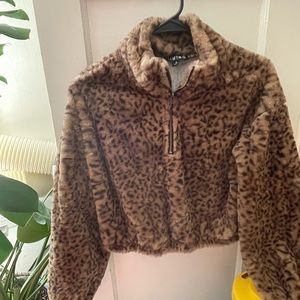 Leopard print sweater